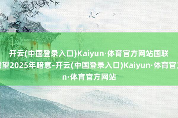 开云(中国登录入口)Kaiyun·体育官方网站　　国联证券瞻望2025年暗意-开云(中国登录入口)Kaiyun·体育官方网站